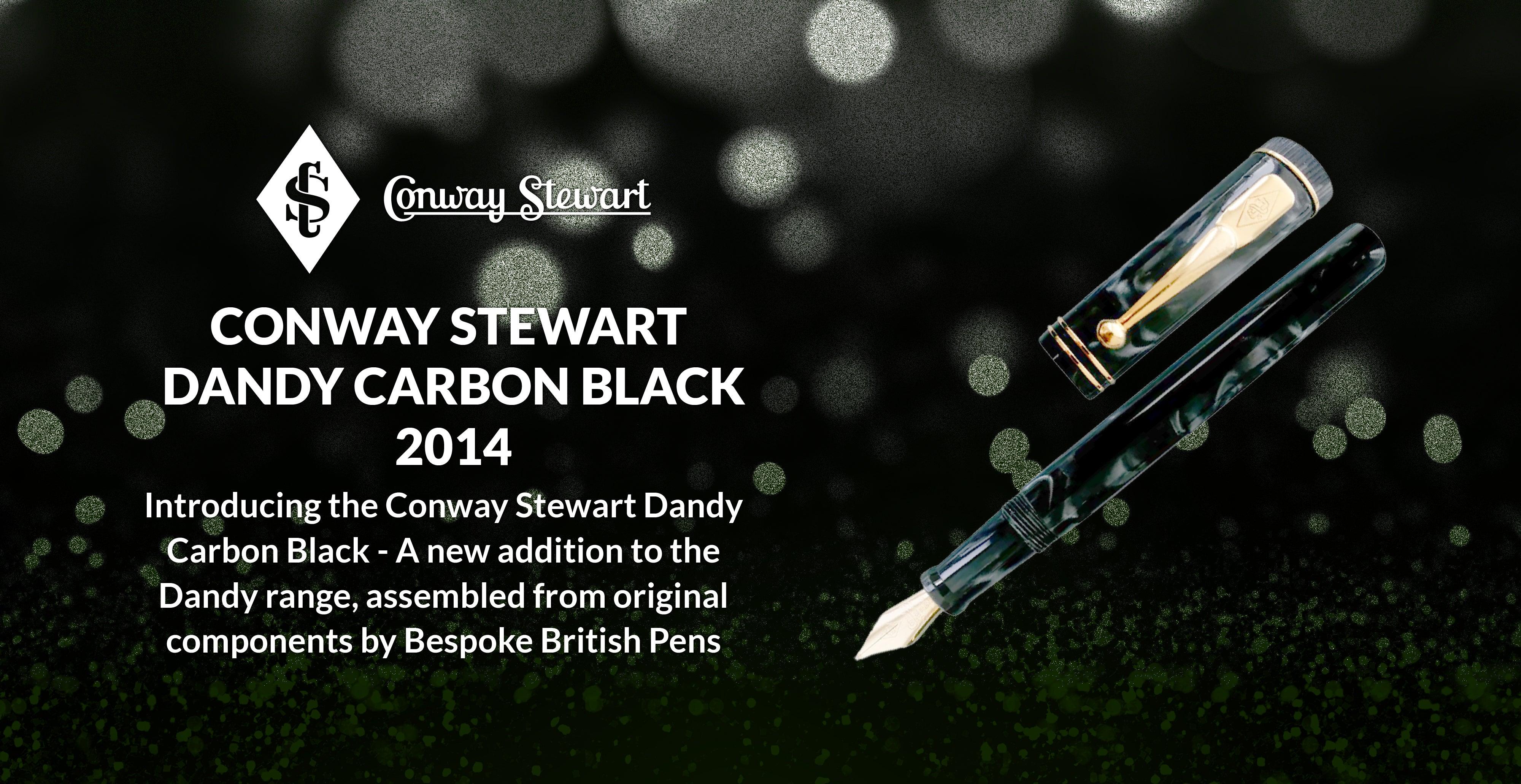 Conway Stewart Dandy Carbon Black - New Addition to Dandy Range