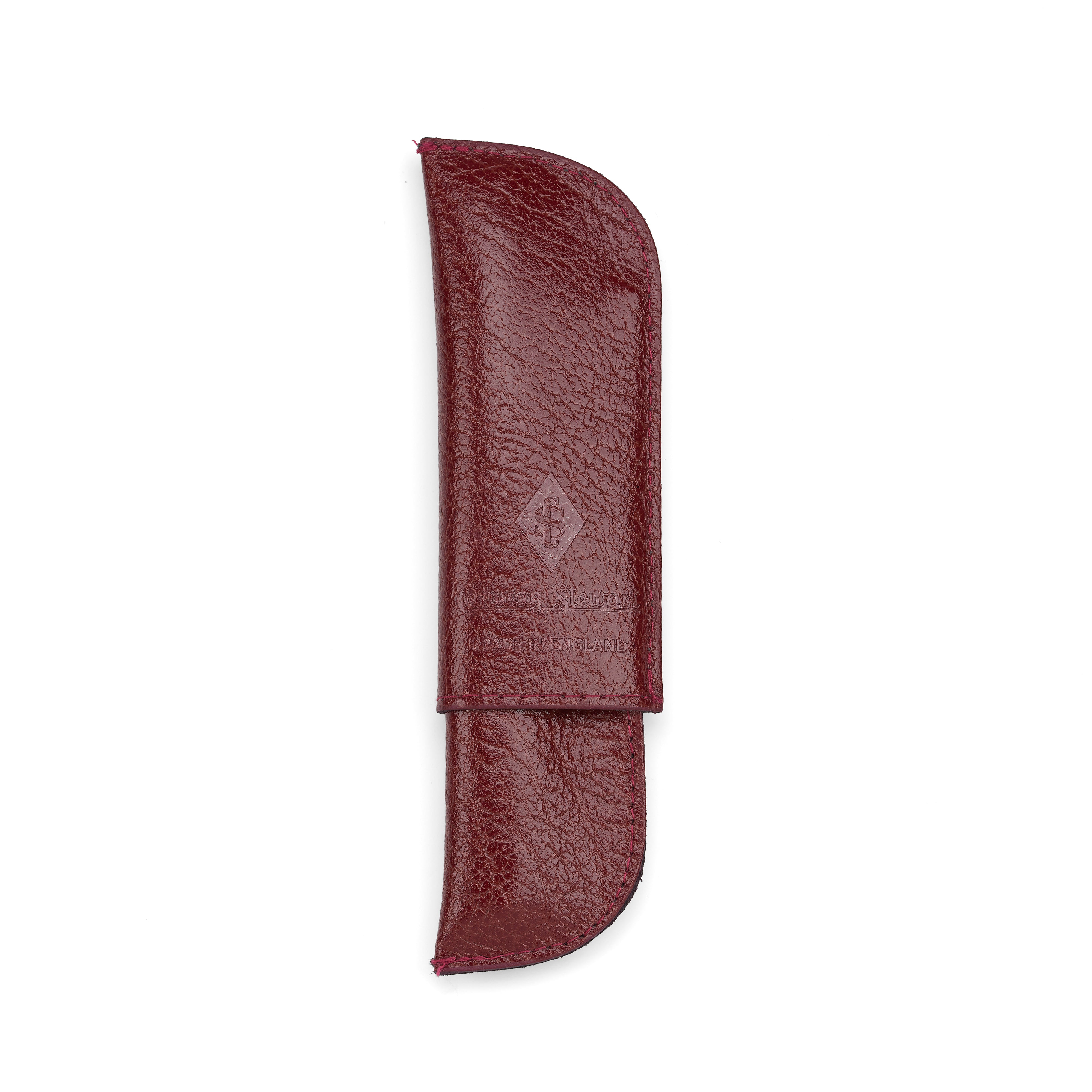 Estuche para bolígrafos de cuero expandible Conway Stewart Estuche para bolígrafos de cuero expandible Conway Stewart