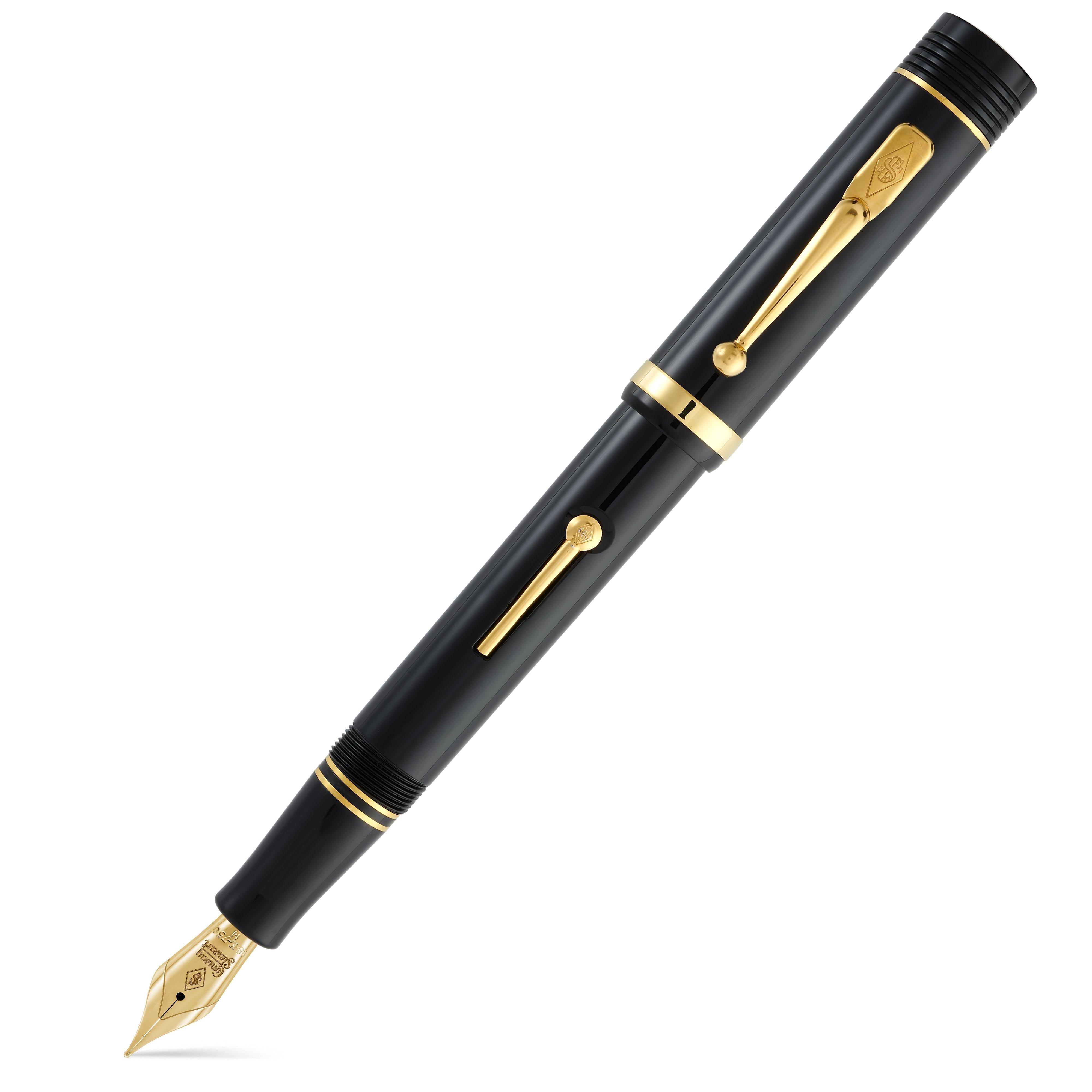 Conway Stewart Churchill Classic Black Lever-Fill conwaystewart.com Conway Stewart Churchill Classic Black Lever-Fill conwaystewart.com