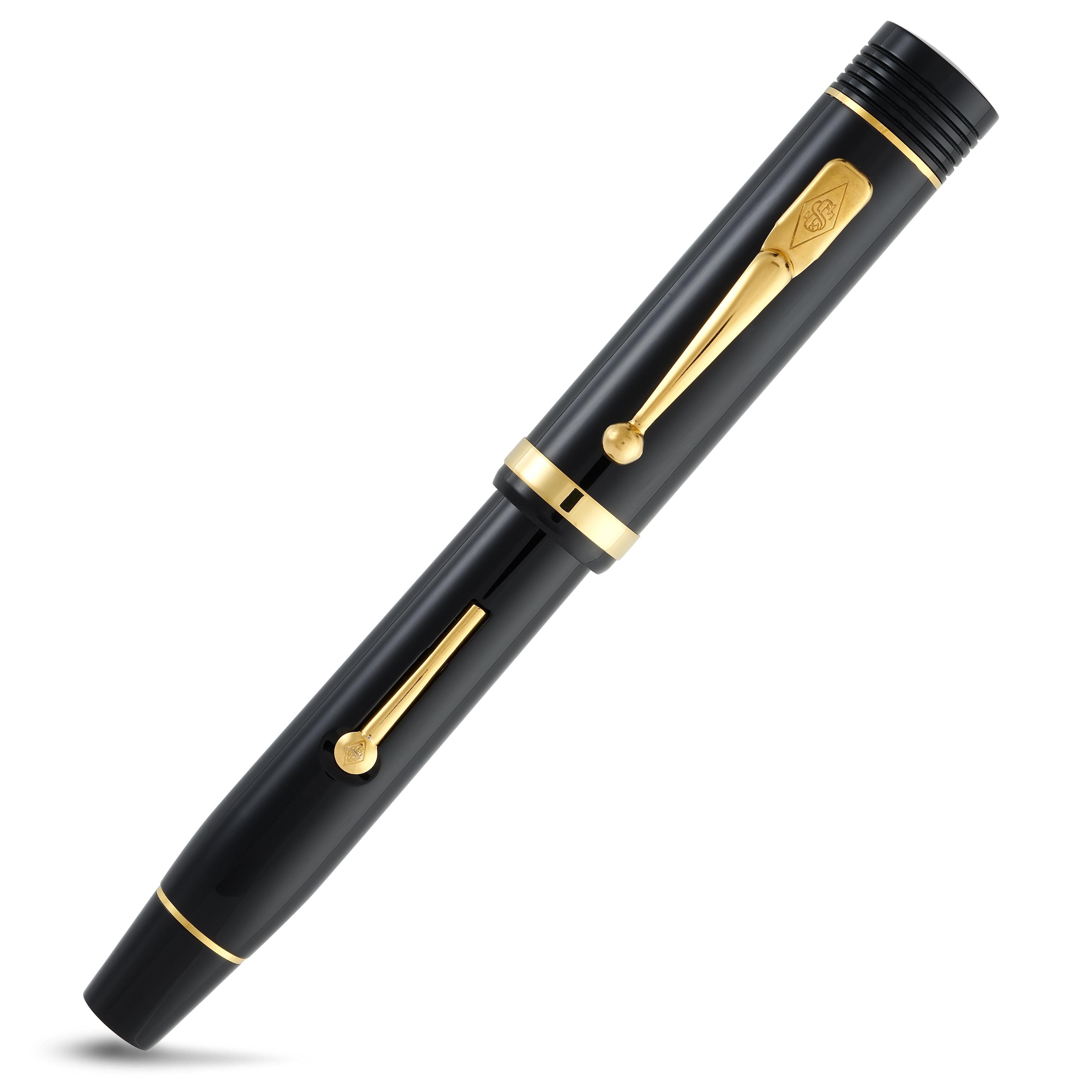 Conway Stewart Churchill Classic Black Lever-Fill conwaystewart.com Conway Stewart Churchill Classic Black Lever-Fill conwaystewart.com