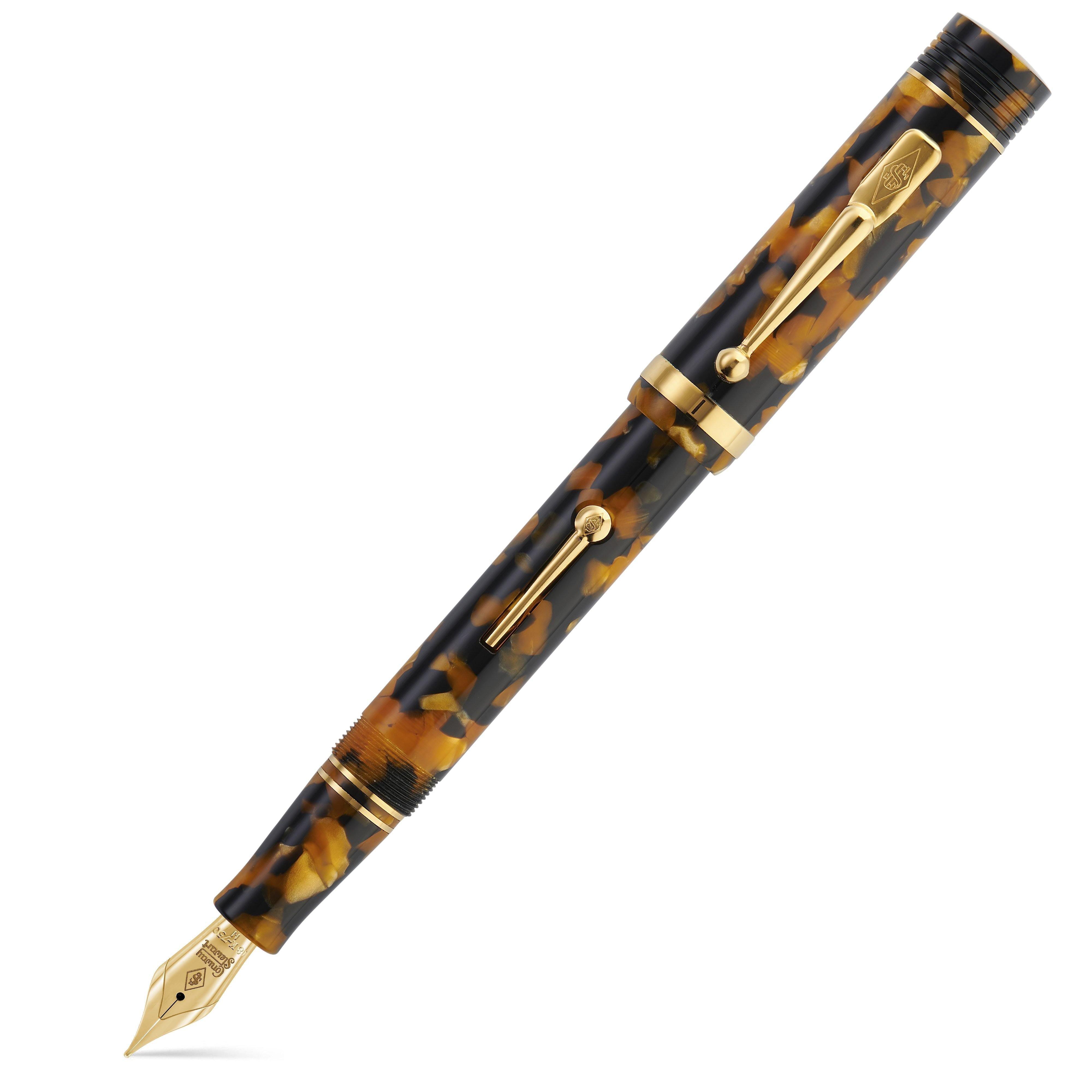 Conway Stewart Churchill Honey Noire Lever-Fill conwaystewart.com Conway Stewart Churchill Honey Noire Lever-Fill conwaystewart.com