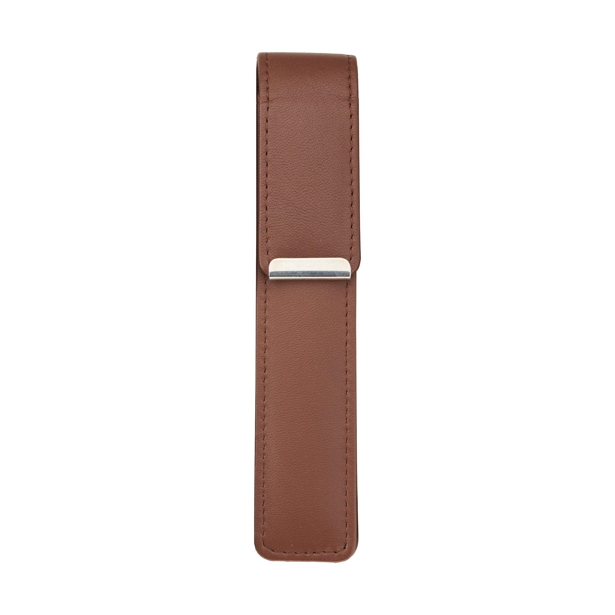 Single Pen Case with Sterling Silver fittings conwaystewart.com Single Pen Case with Sterling Silver fittings conwaystewart.com