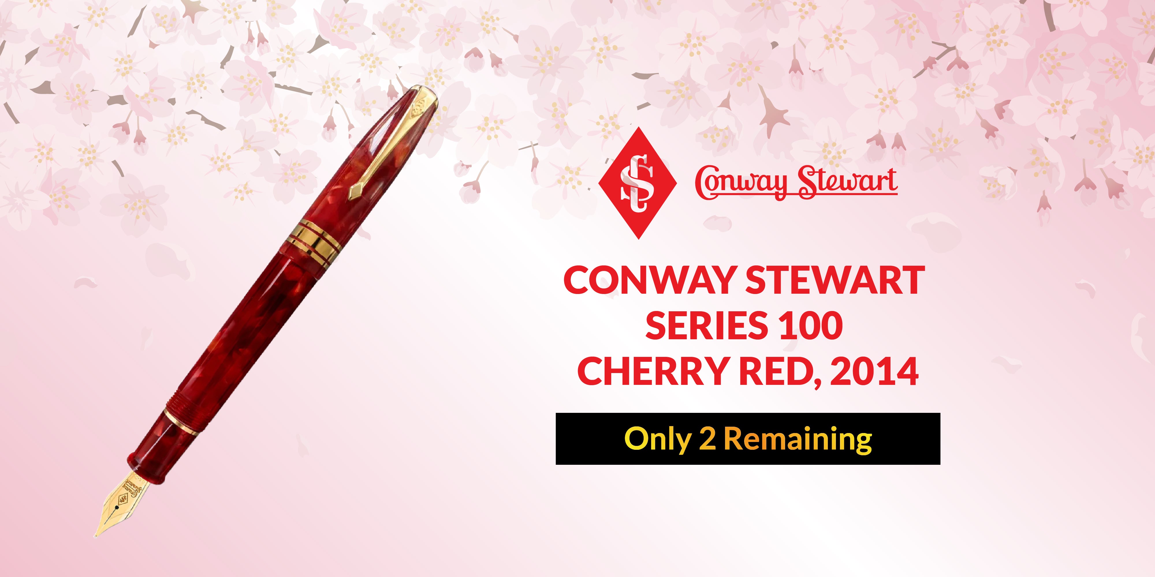 Conway Stewart Series 100 Cherry Red, 2014 - Conway Stewart