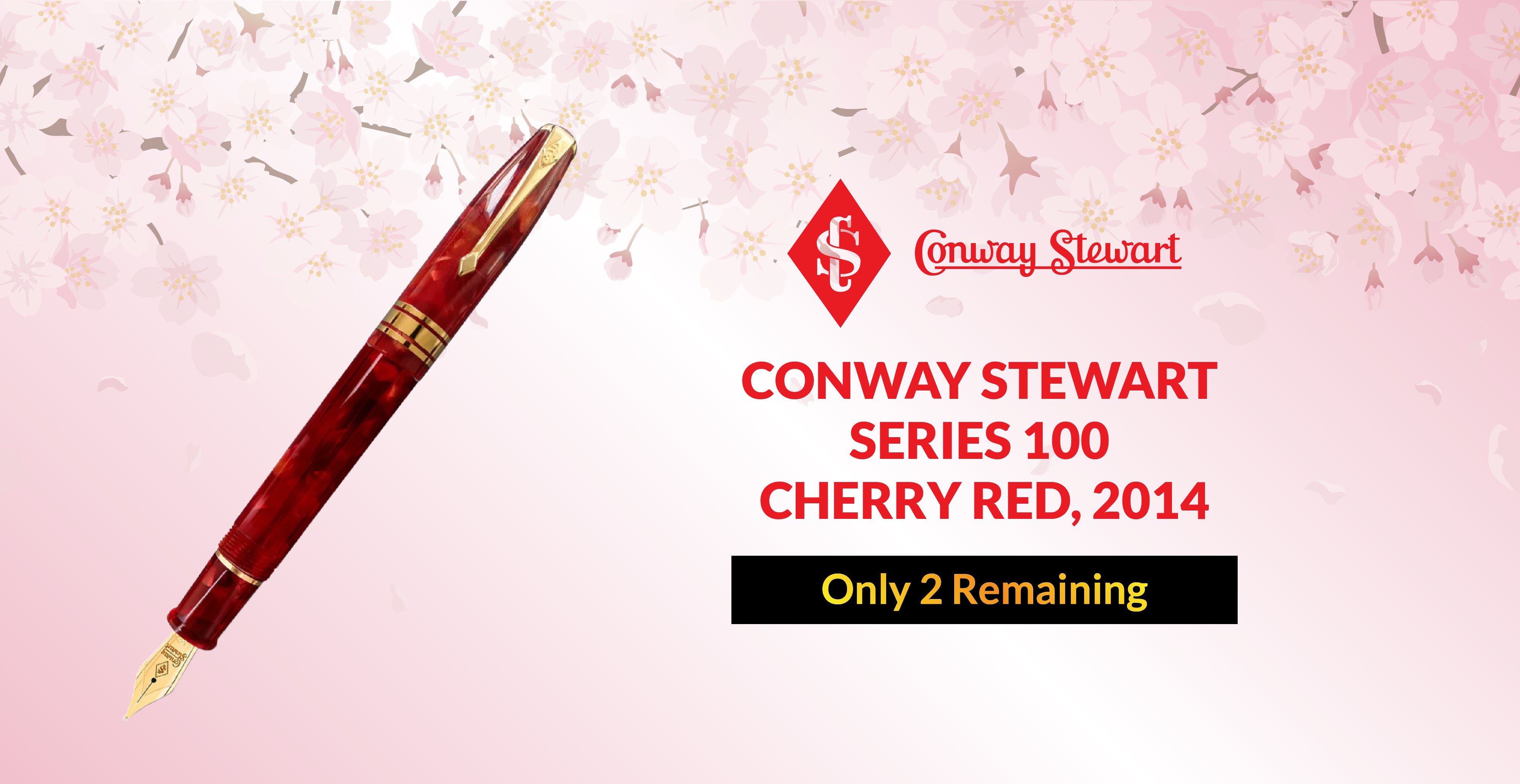 Conway Stewart Series 100 Cherry Red, 2014 - Conway Stewart