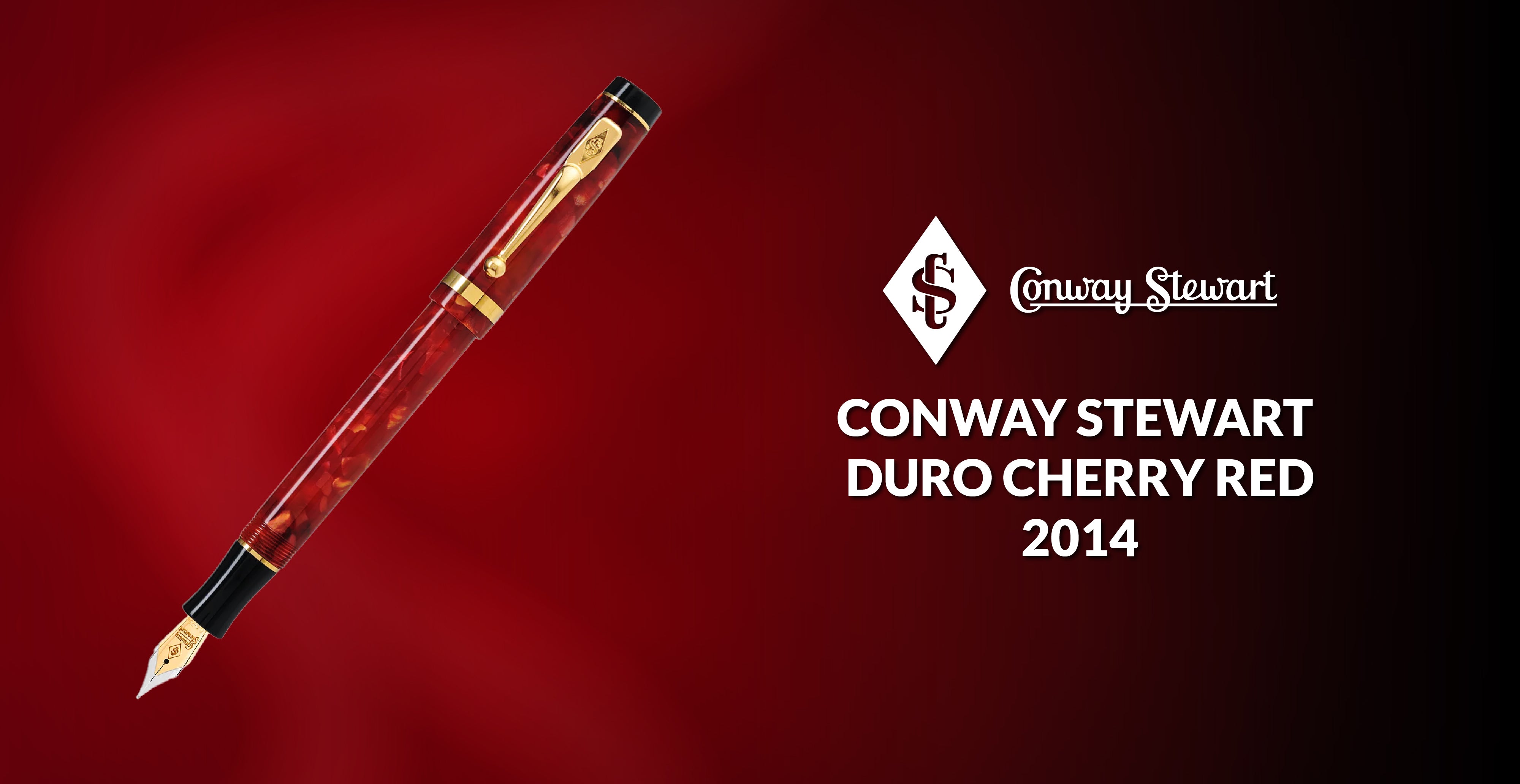 Conway Stewart Duro Cherry Red, 2014 - Conway Stewart
