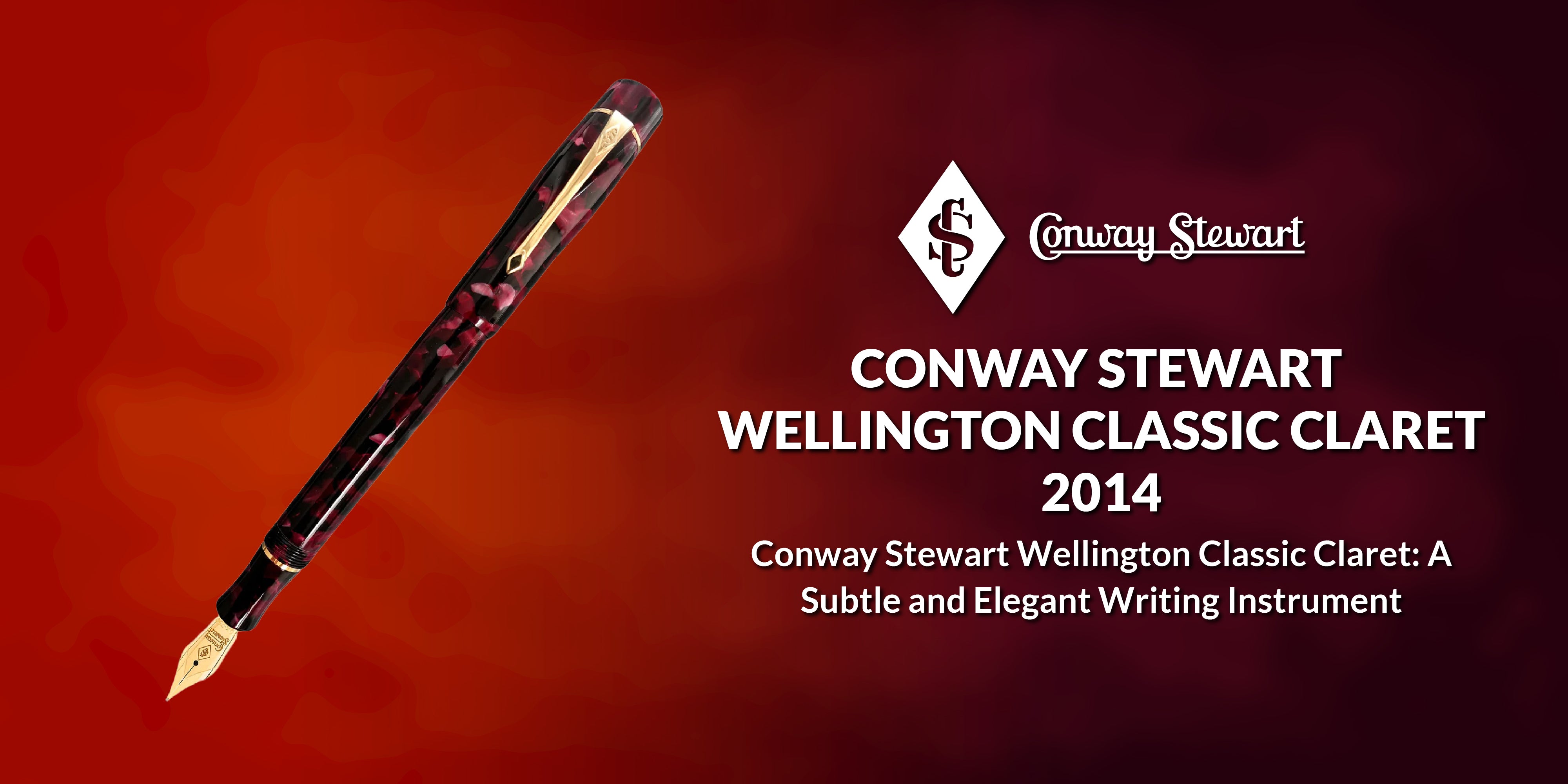 Conway Stewart Wellington Classic Claret, 2014