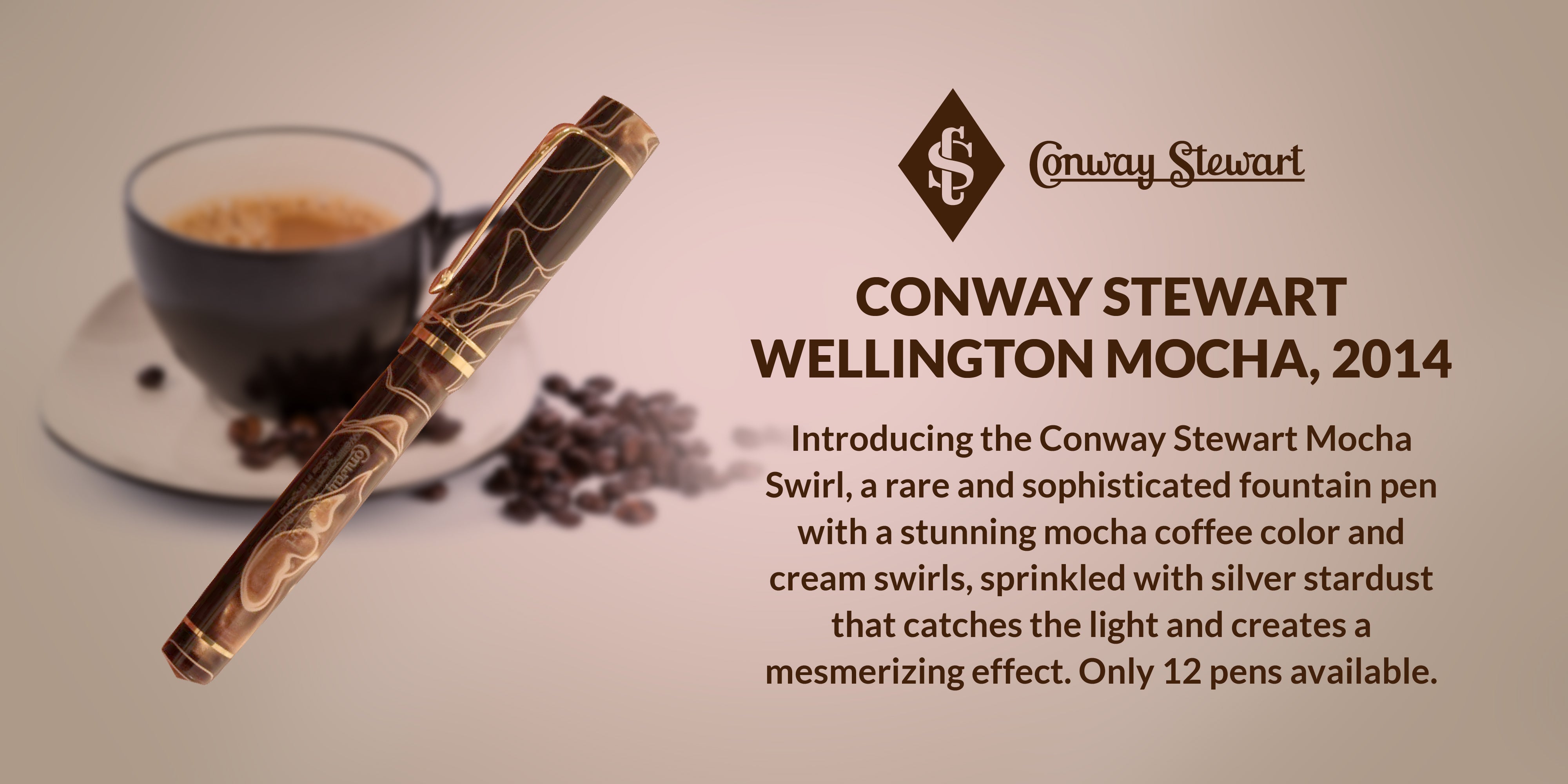 Conway Stewart Wellington Mocha, 2014 - Conway Stewart