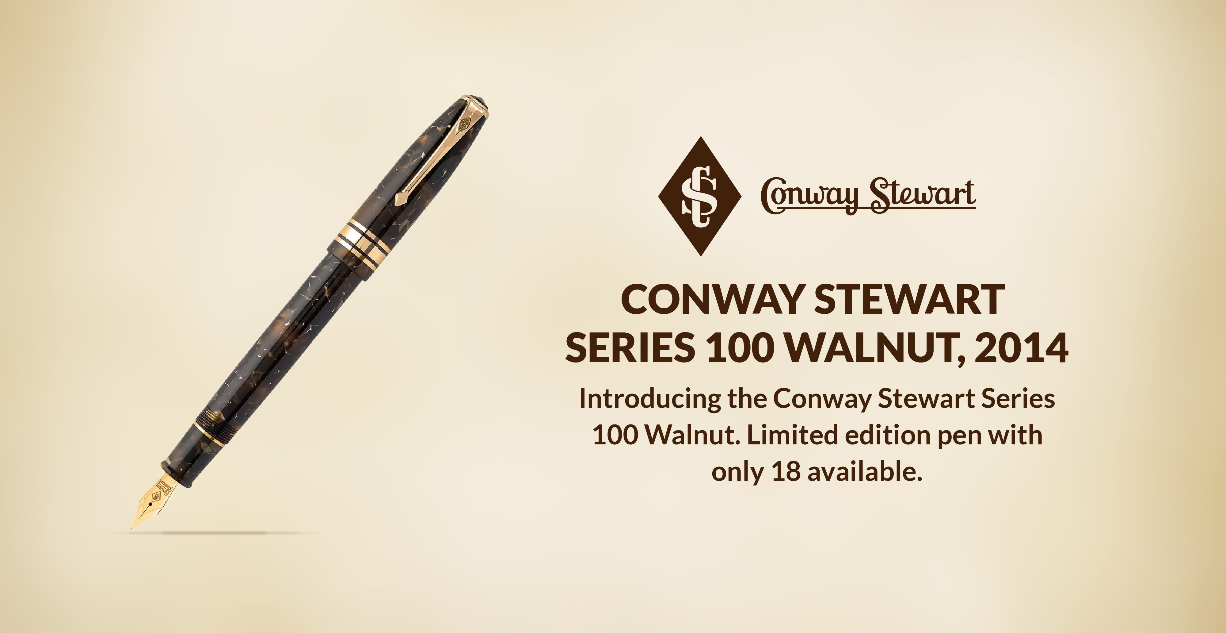 Conway Stewart Series 100 Walnut, 2014