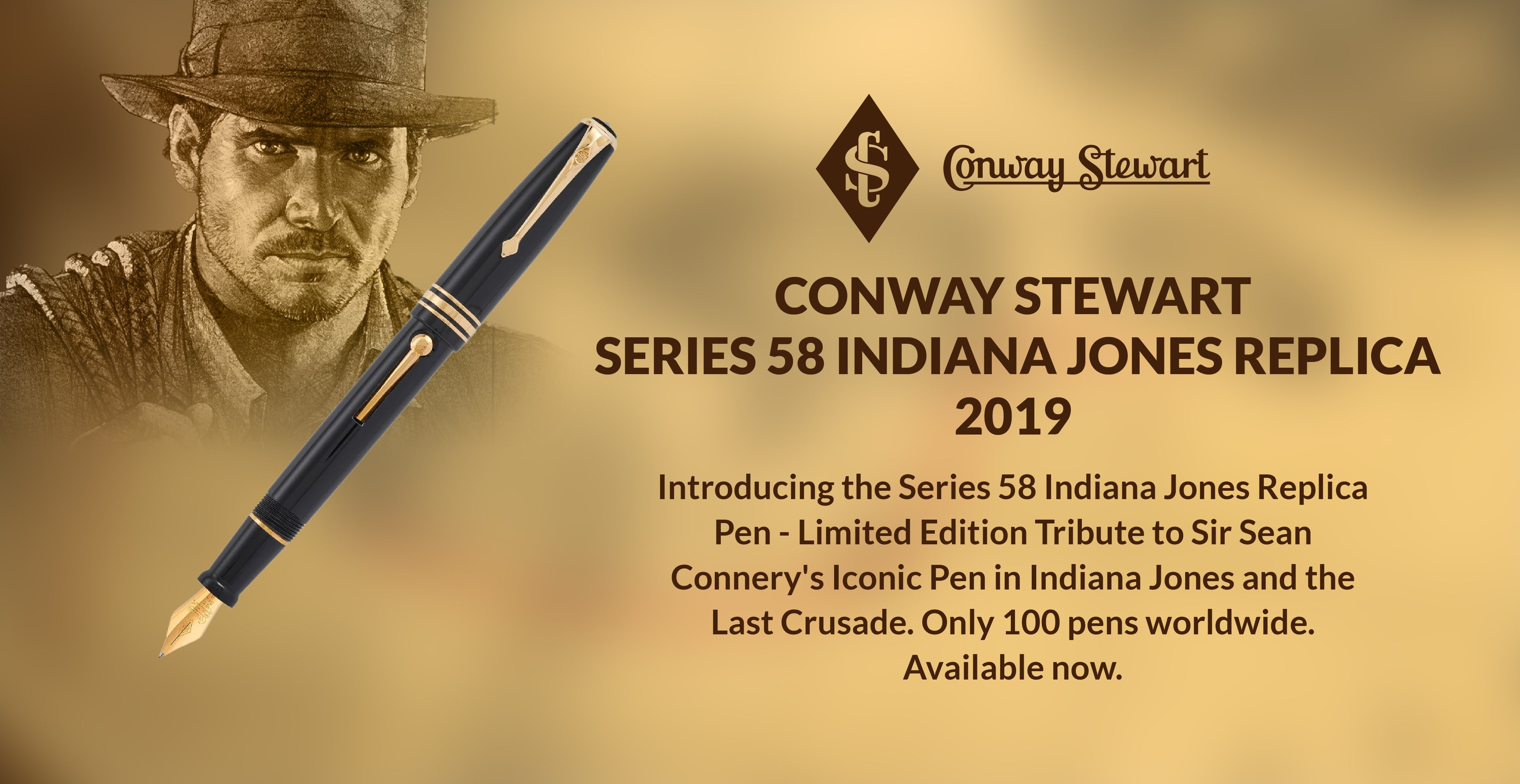 Conway Stewart Series 58 Indiana Jones Replica, 2019 - Conway Stewart
