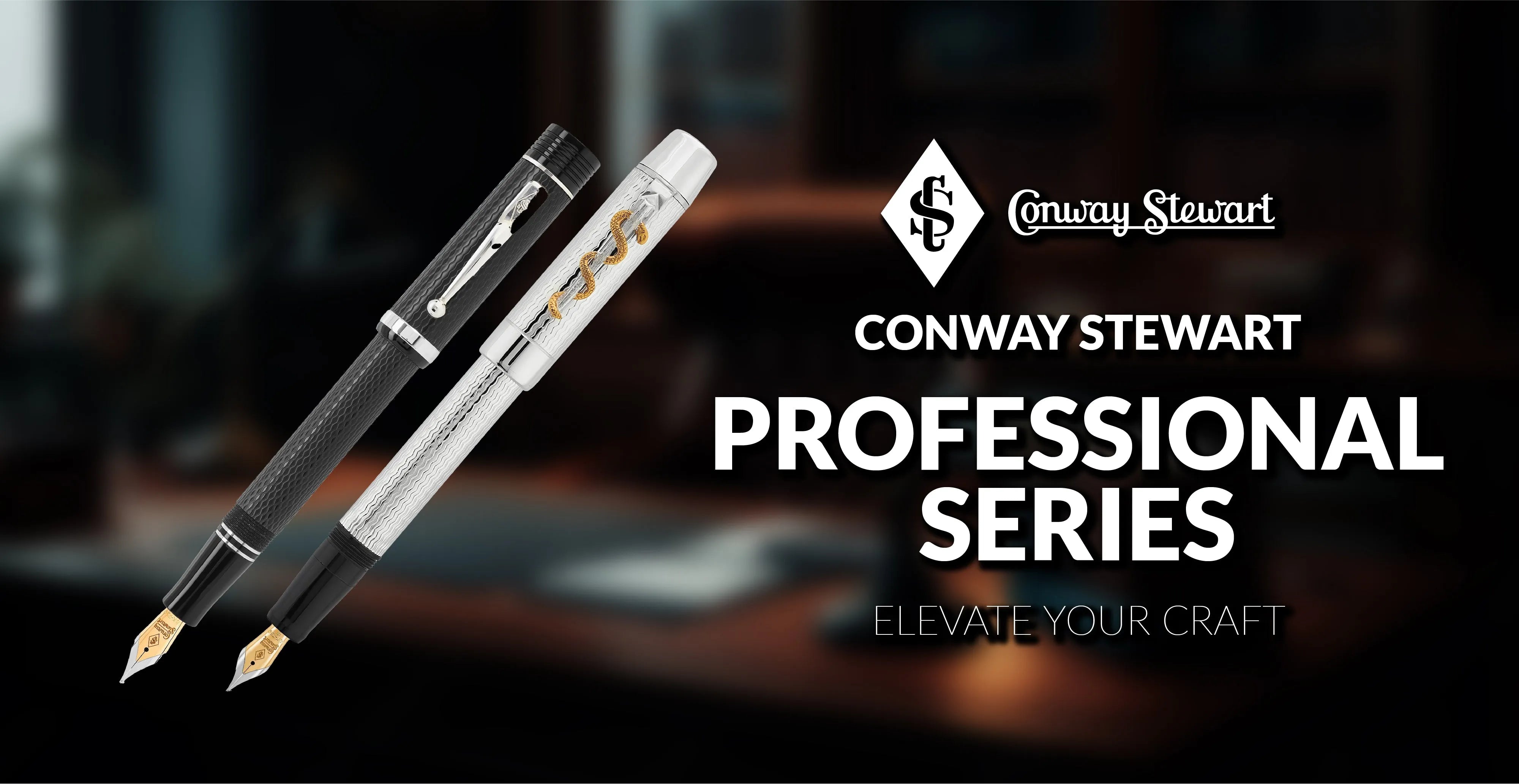 Conway Stewart Model 100 White Casein Pen (2007) | Conway Stewart