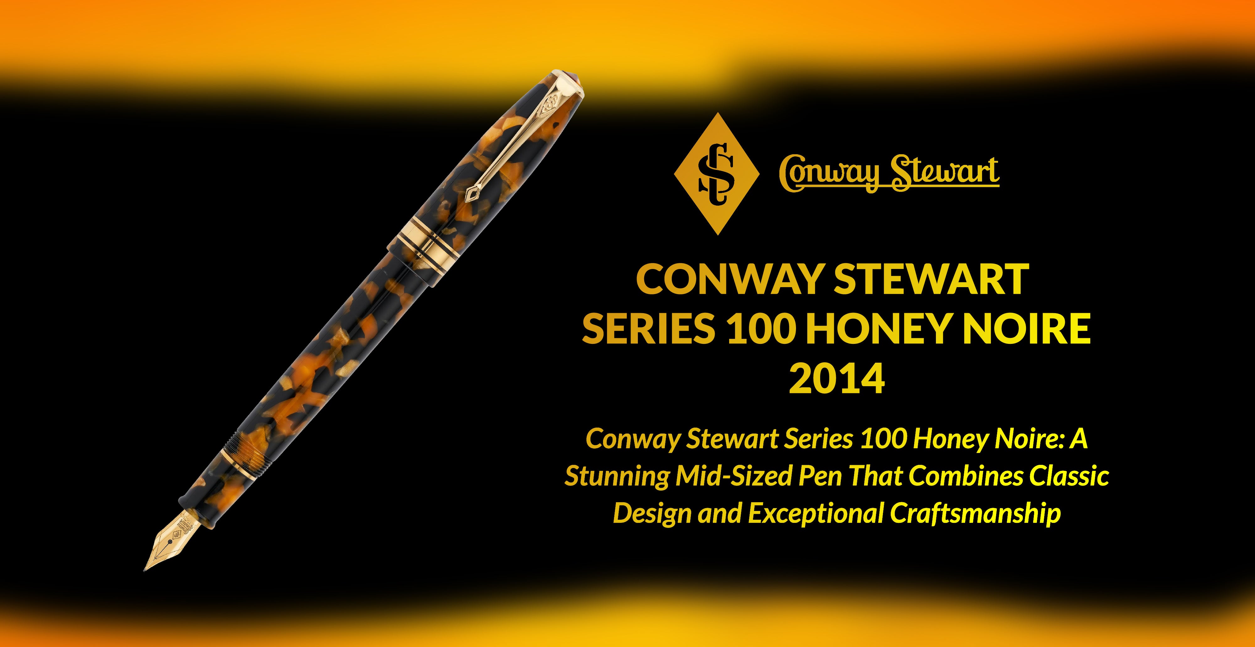 Conway Stewart Series 100 Honey Noire, 2014