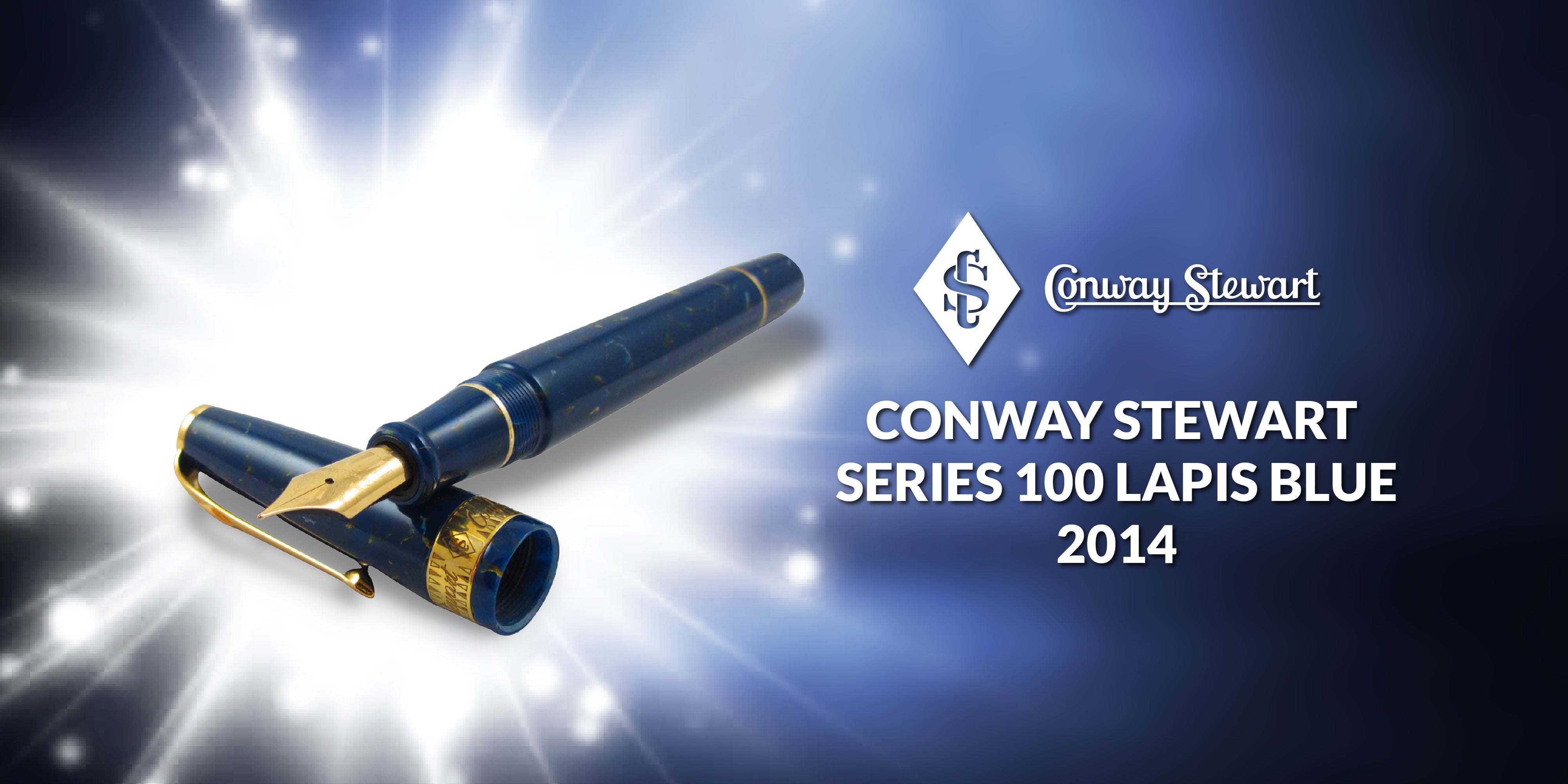 Conway Stewart Series 100 Lapis Blue, 2014 - Conway Stewart