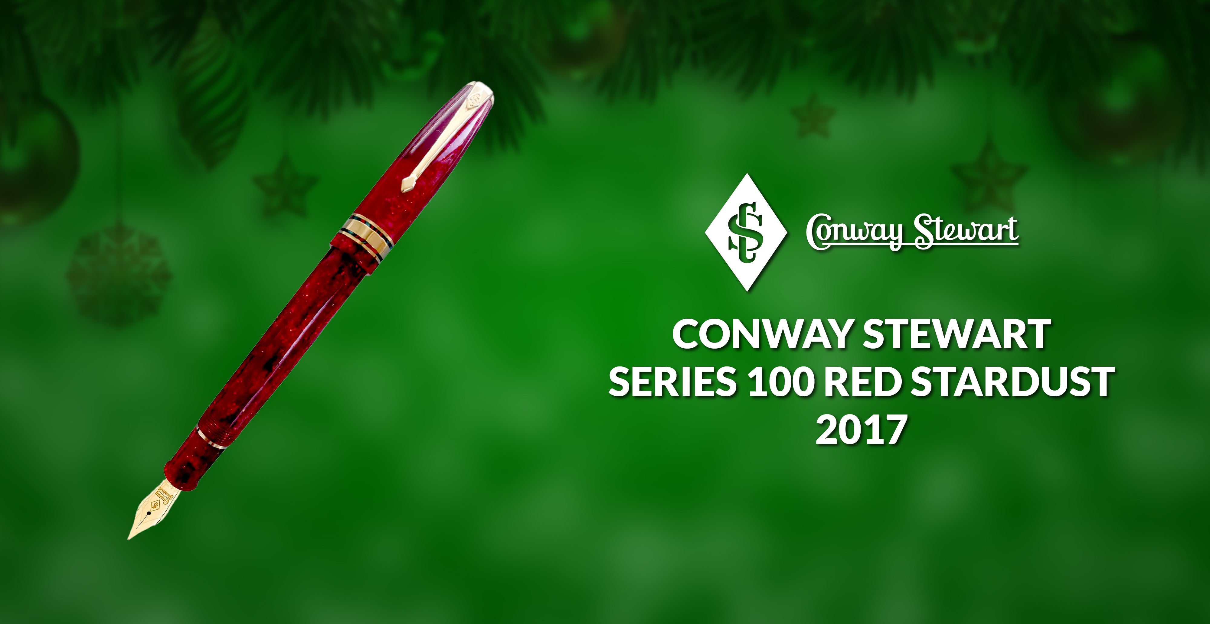 Conway Stewart Series 100 Red Stardust, 2017 - Conway Stewart