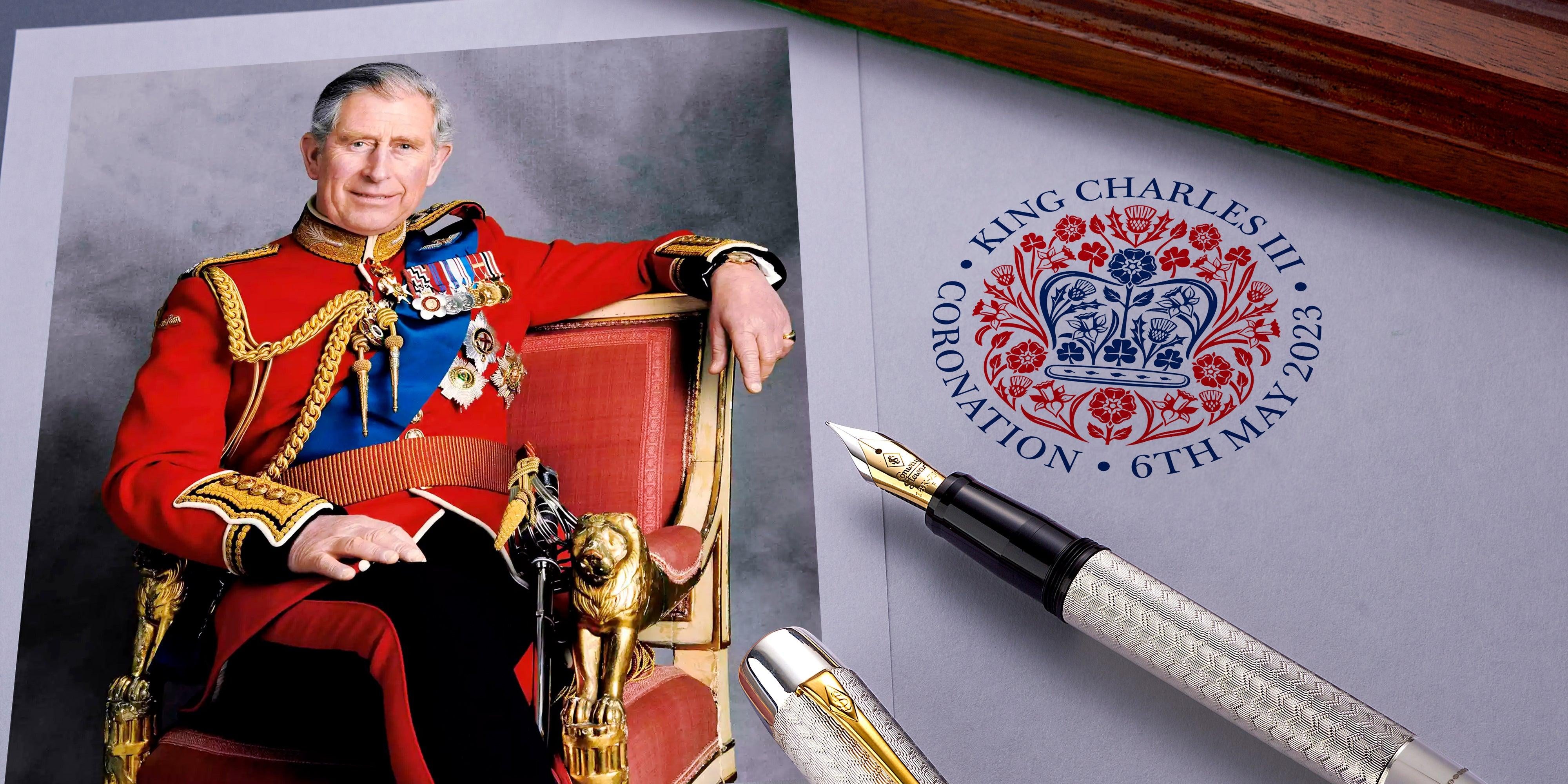 A Royal Tribute: Introducing the King Charles III Coronation 2023 Sterling Silver Pen conwaystewart.com