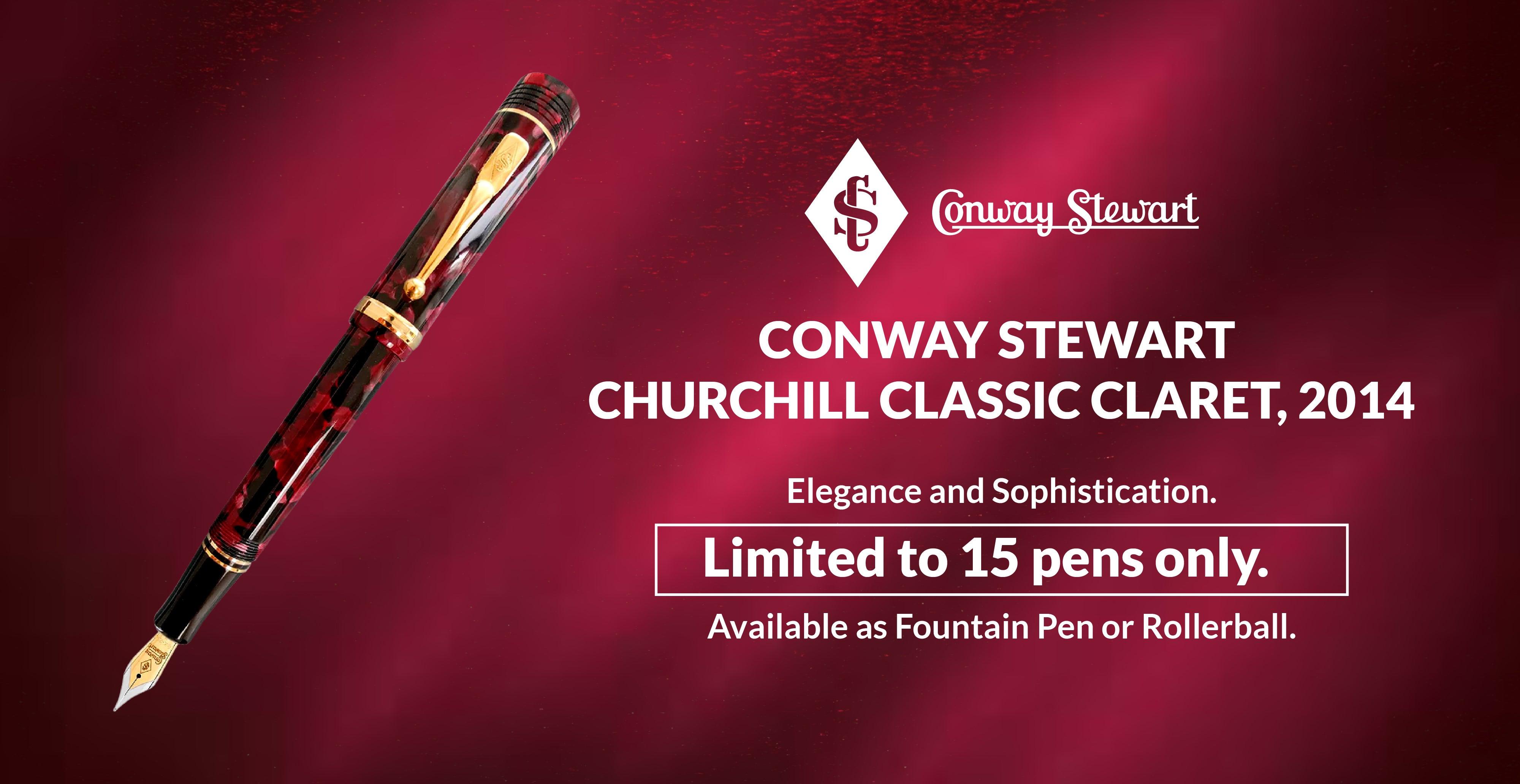 Conway Stewart Churchill Classic Claret, 2014 - Conway Stewart