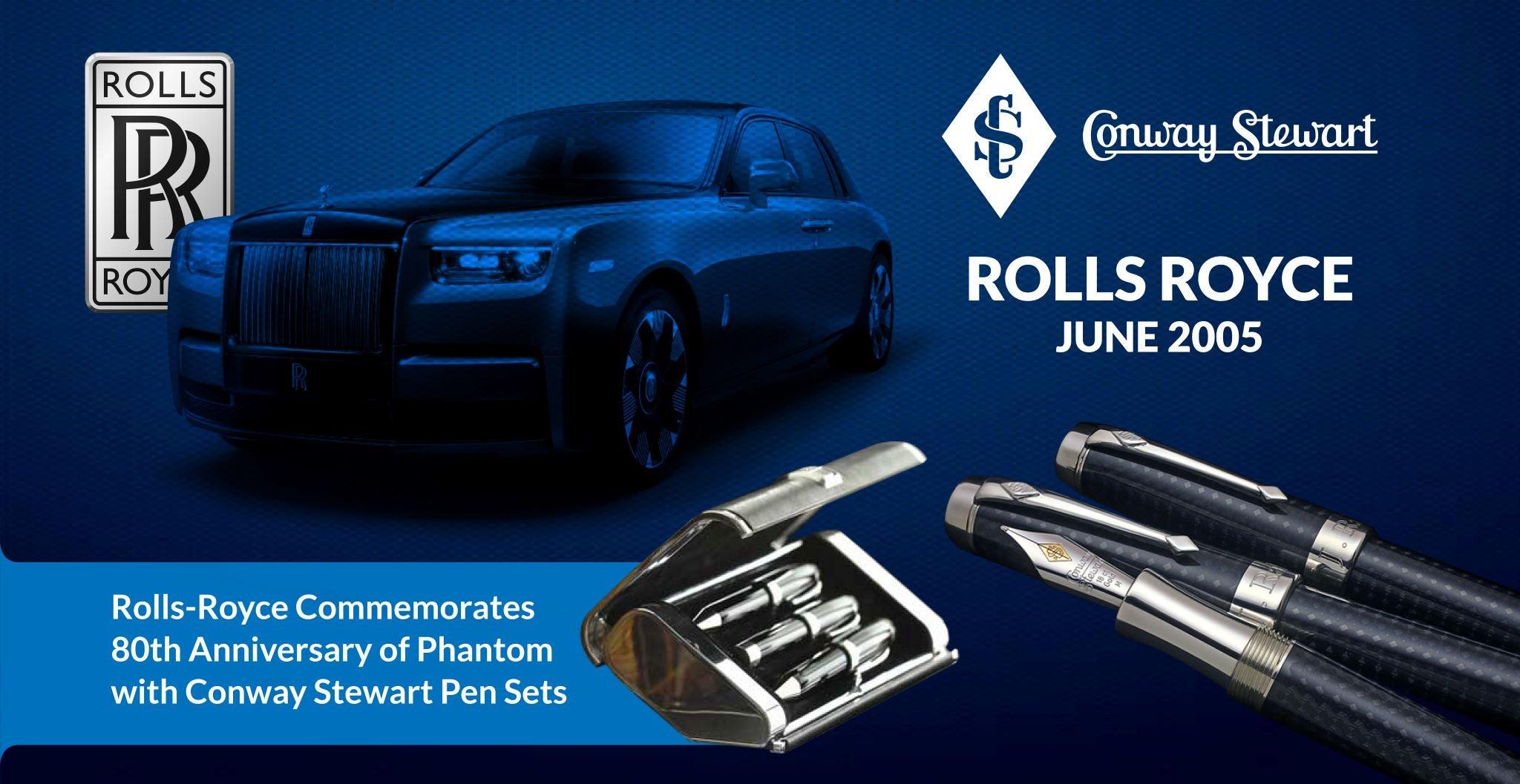 Rolls-Royce Commissions Pen Set, 2005 - Conway Stewart