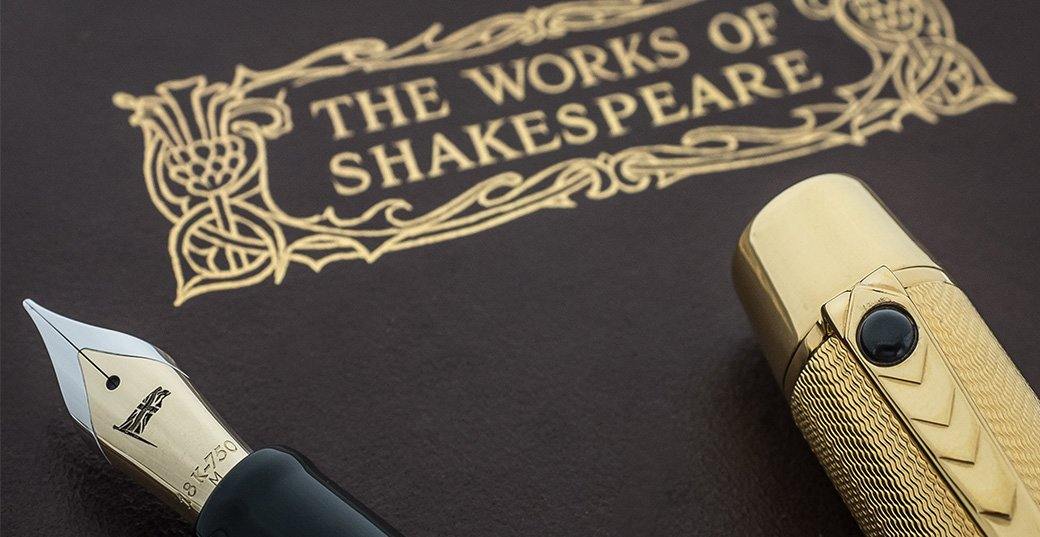 William Shakespeare Vermeil with author Michael Jecks conwaystewart.com