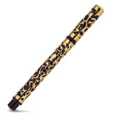 Henry Simpole Myrtle Vermeil fountain pen, angled view of the gilded Myrtle overlay