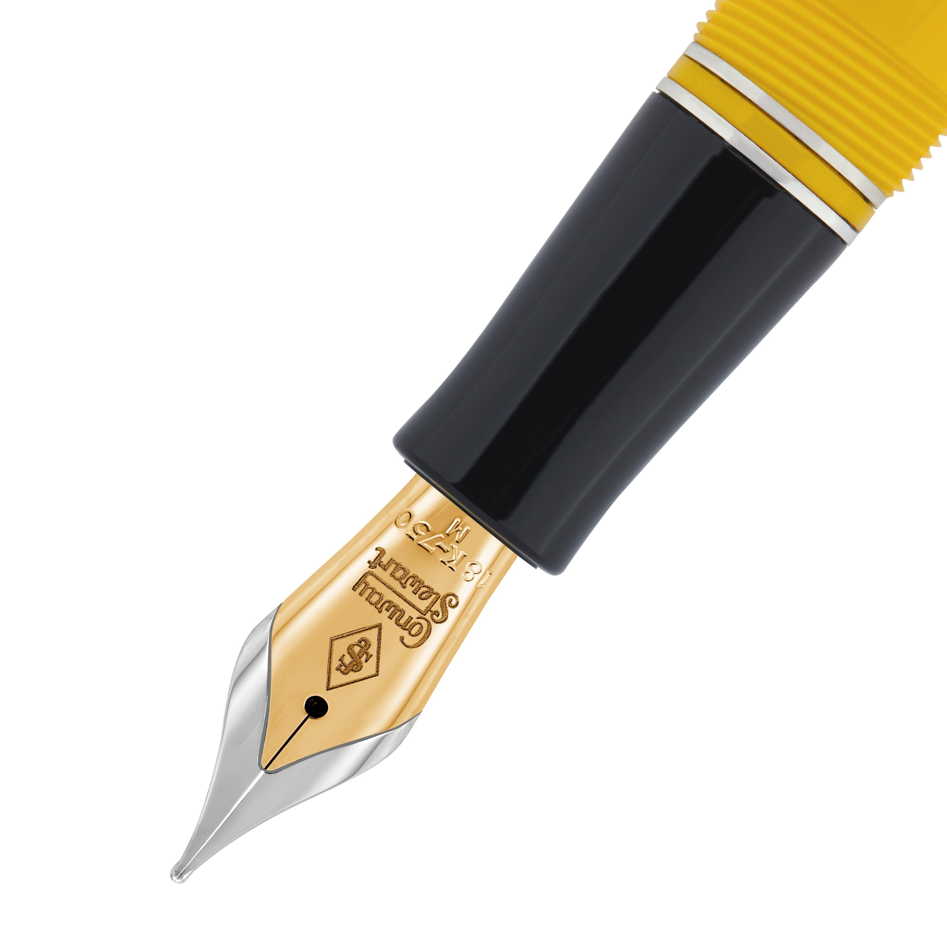 Conway Stewart Churchill Bracket Yellow · Fountain Pen Conway