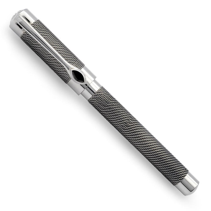 Conway Stewart Jack Row Mirage Black Antique Finish Fountain Pen with ...